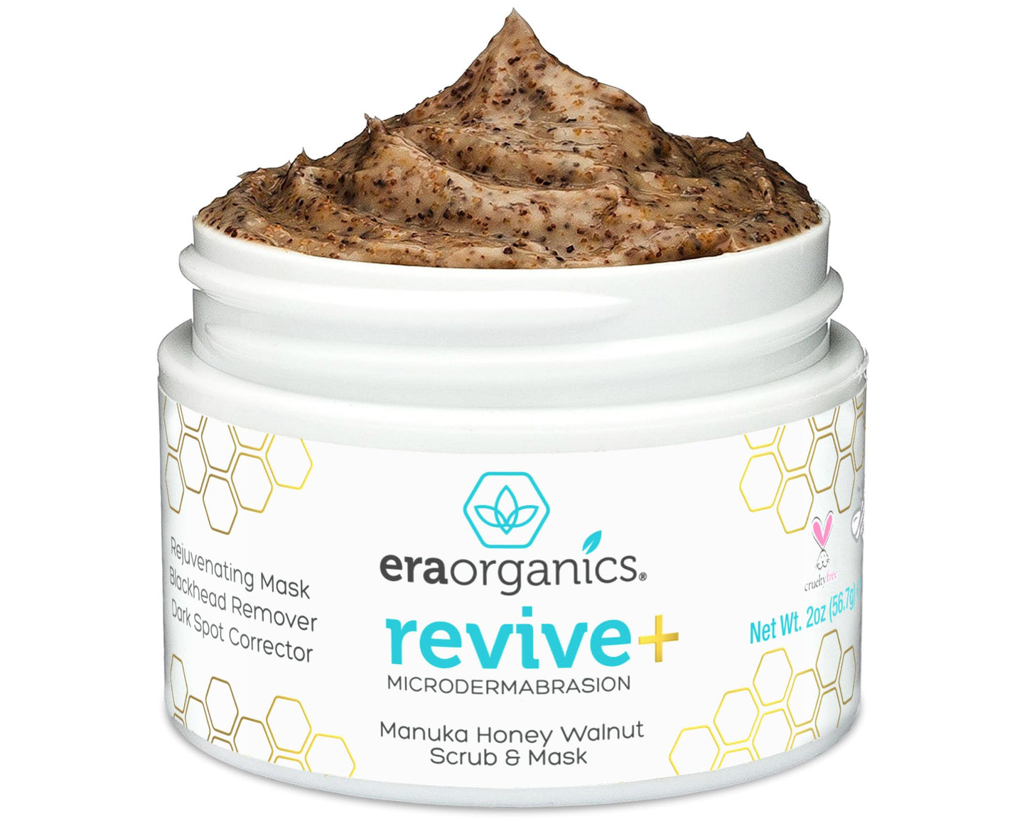 Manuka Honey Exfoliating Face Scrub - Gentle Microdermabrasion Face Exfoliator to Help Smooth, Soften & Balance with Moisturizing Organic Superfoods Beauty and Personal Care Era Organics