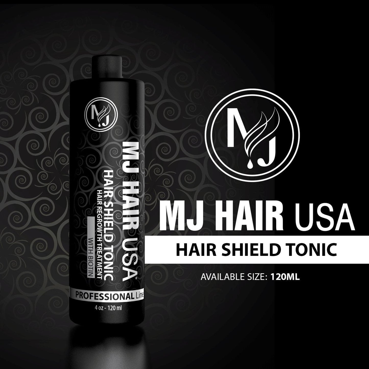 MJ HAIR USA Hair Regrowth Treatment Set (Shampoo, Conditioner, Tonic) - Unisex-Adults - Black - Unscented - Women - Female Beauty & Personal Care MJ HAIR USA