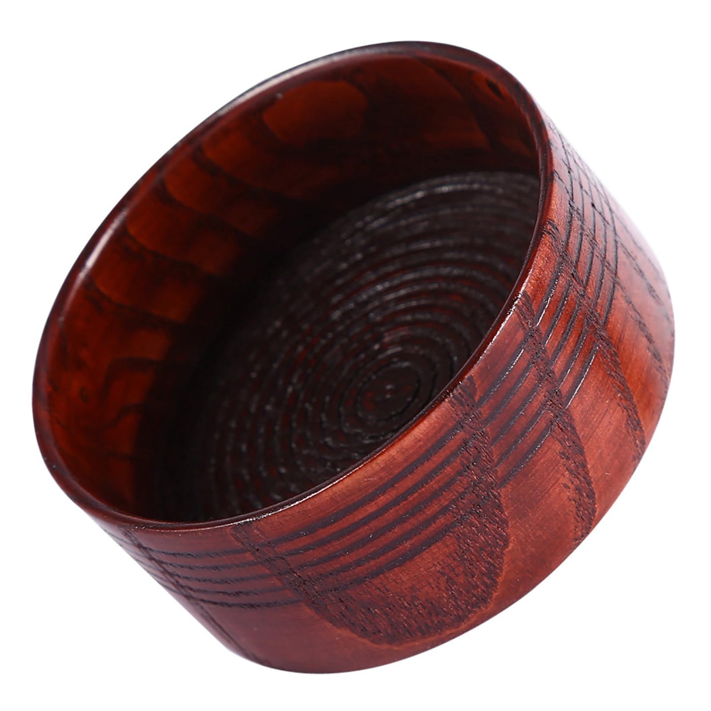 Dioche Natural Wooden Shaving Soap Bowl Cup - Moisture-Resistant Tool for Men's Shaving Routine - Eco-Friendly and Stylish Design - Perfect for Cream Beauty and Personal Care Dioche