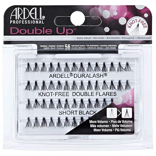 Ardell Double Individuals Knot Free Double Flares Black Short (3 Pack) Beauty & Personal Care Ardell