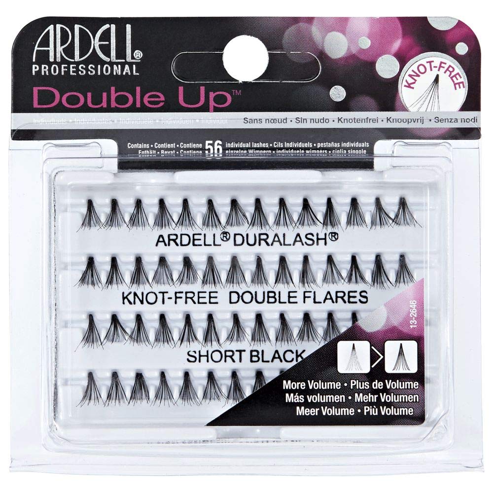 Ardell Double Individuals Knot Free Double Flares Black Short (3 Pack) Beauty & Personal Care Ardell