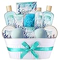 Spa Gift Baskets for Women, Bath and Body Gift Set for Women, 12Pcs Ocean Spa Sets Includes Bubble Bath, Body Lotion,Valentine's Bath Gifts Beauty & Personal Care Green Canyon Spa