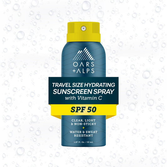 Oars + Alps Sunscreen Spray for Face & Body Spray Sunscreen Infused with Vitamin C & Antioxidants, No White Residue, Water & Sweat Resistant, All Skin Beauty & Personal Care Oars + Alps