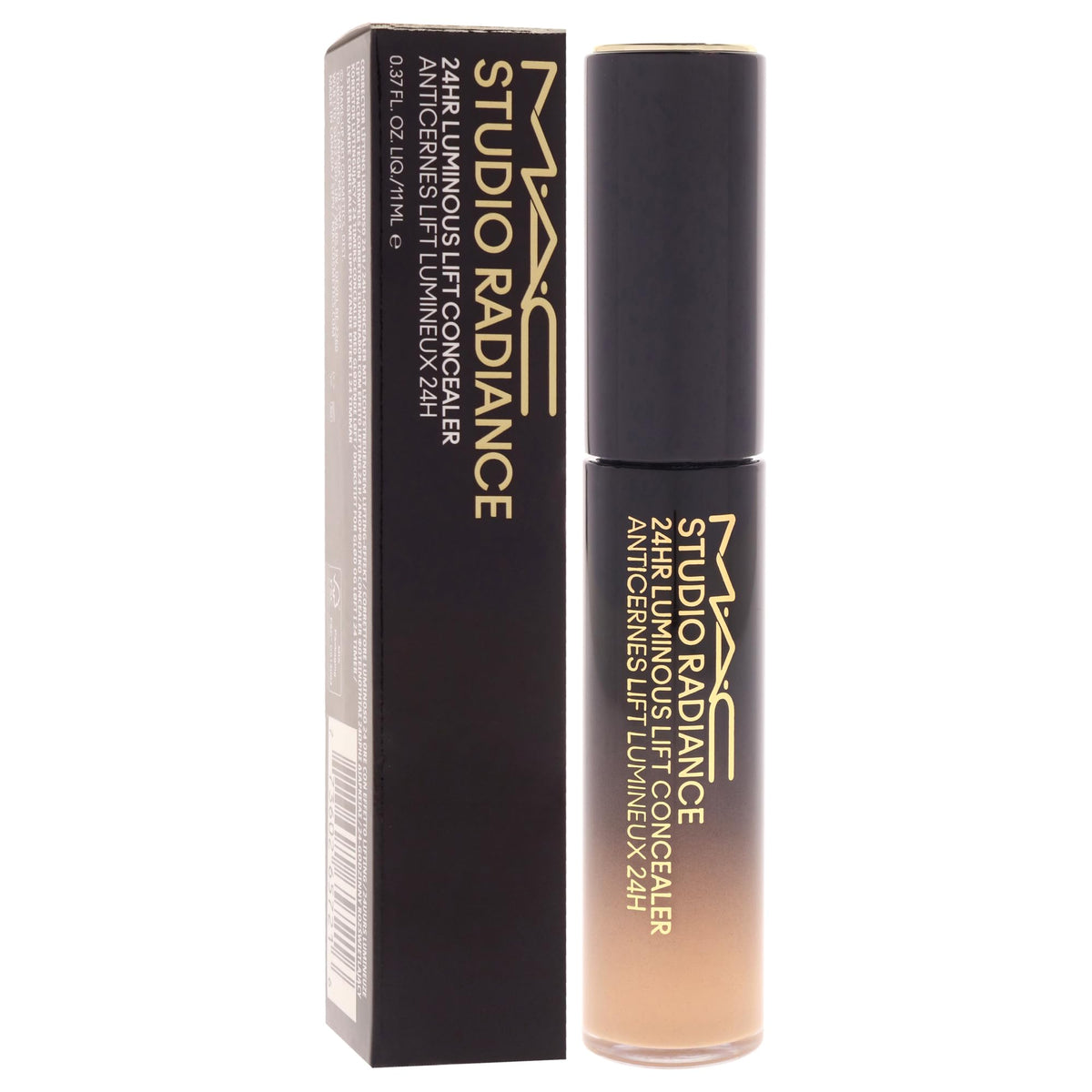 Studio Radiance 24HR Luminous Lift Concealer - NC37 Medium Beige with Neutral Undertone by MAC for Women - 0.37 oz Concealer
