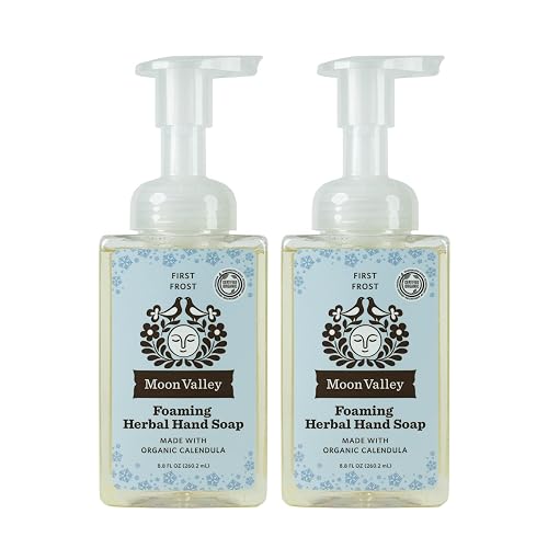 Moon Valley Herbal Foaming Hand Soap, Vegan (First Frost, Recyclable Bottle) Beauty & Personal Care Moon Valley Organics
