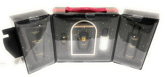 Victoria's Secret Very Sexy Night Eau De Parfum 5 Piece Gift Set 3.4 oz, Eau de Parfum, 2.5 oz Shimmer Fragrance Mist, Fine Fragrance Lotion, Fine Beauty & Personal Care Victoria's Secret
