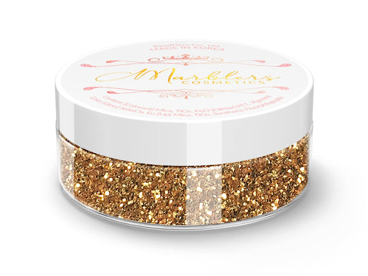 MARBLERS Twinkle Face & Body Glitter [Dark Gold] 0.18oz (5g) | Fine | Non-Toxic | Vegan | Cruelty-Free | Festival, Rave & Party Makeup | Eye, Hair Beauty & Personal Care MARBLERS