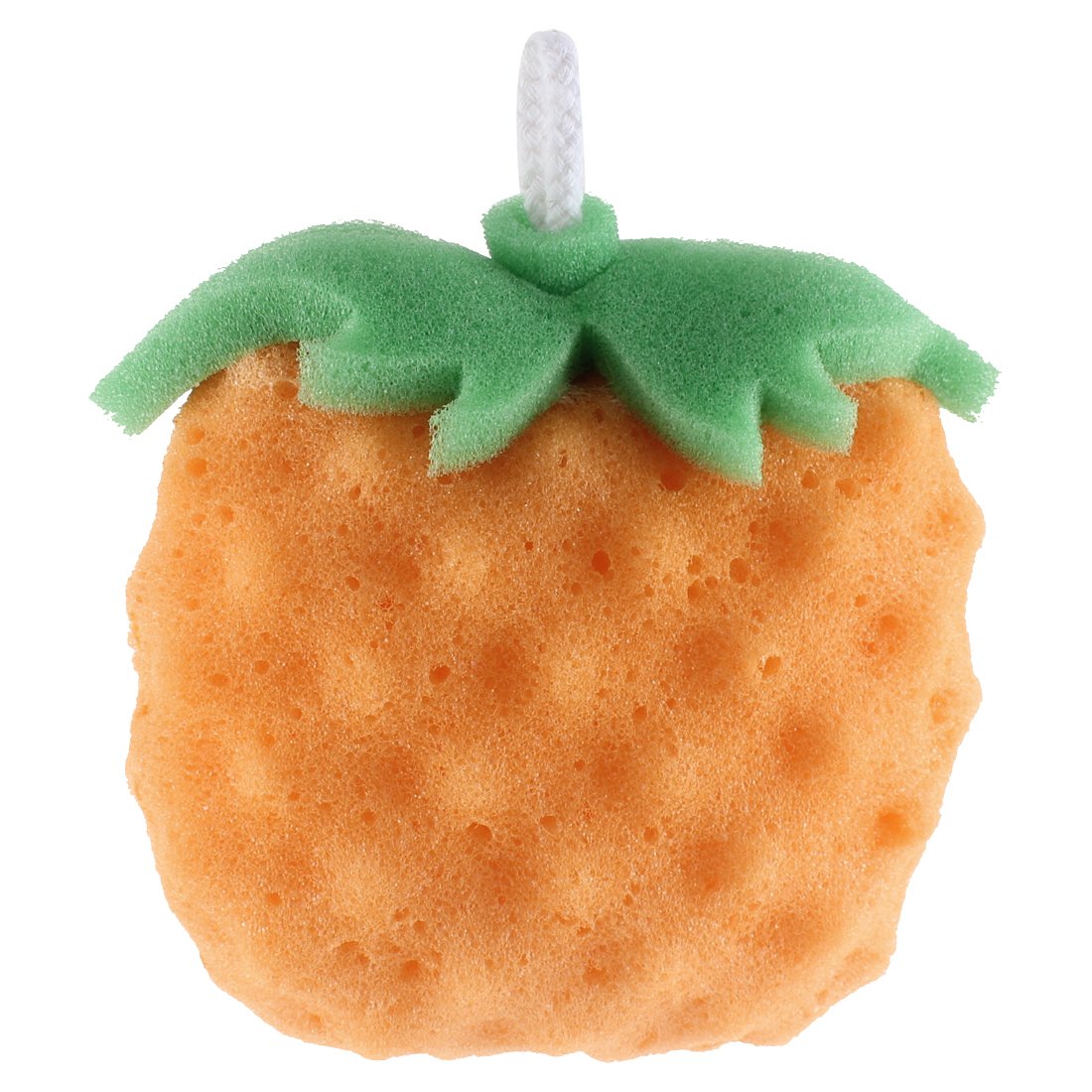 Ruilogod Sponge Fruit Shape Bath Shower Body Cleaning Scrubber Orange Green (id: 664 e58 0cc 056 76b Beauty and Personal Care Ruilogod