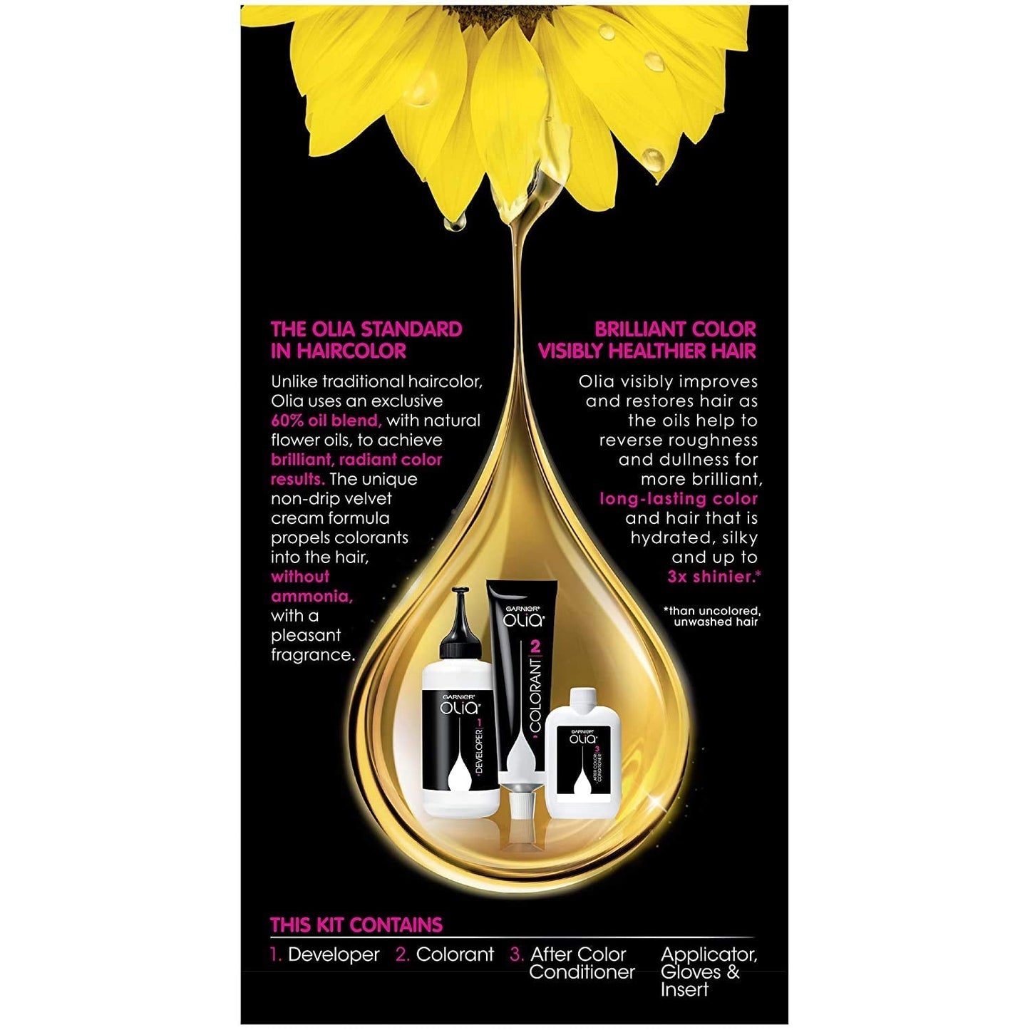 Garnier Olia Ammonia Free Hair Color [8.0] Medium Blonde 1 Each (Pack of 2) Beauty & Personal Care Garnier