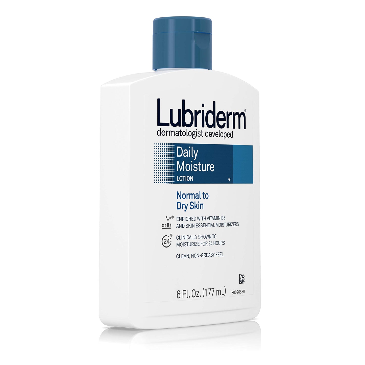 Lubriderm Daily Moisture Hydrating Body and Hand Lotion with Vitamin B5, Non-Greasy, 6 fl. oz Beauty & Personal Care Lubriderm