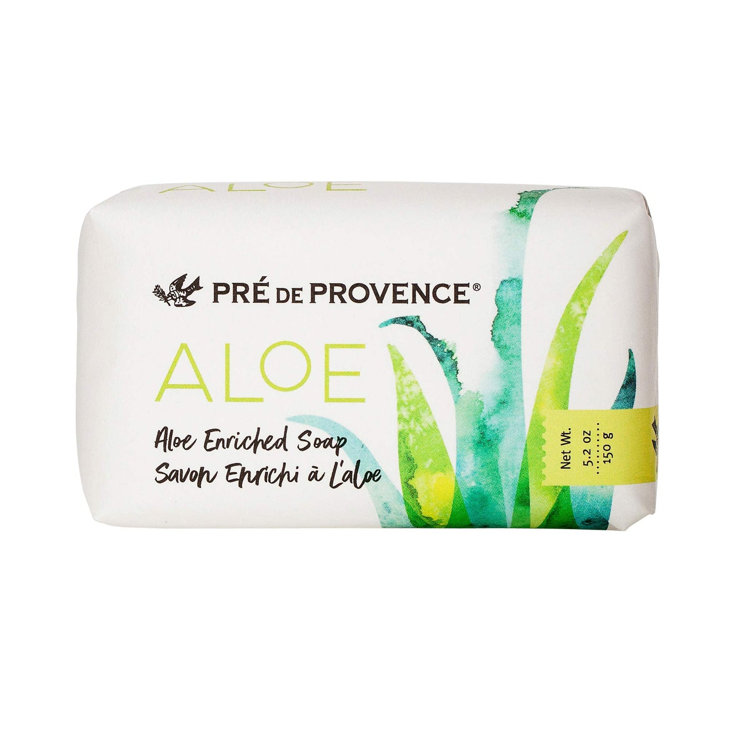 Organic Aloe Collection Hydrating Enriched Daily Bar Soap (5.2oz), Fresh Cucumber Scent Beauty & Personal Care Pre de Provence