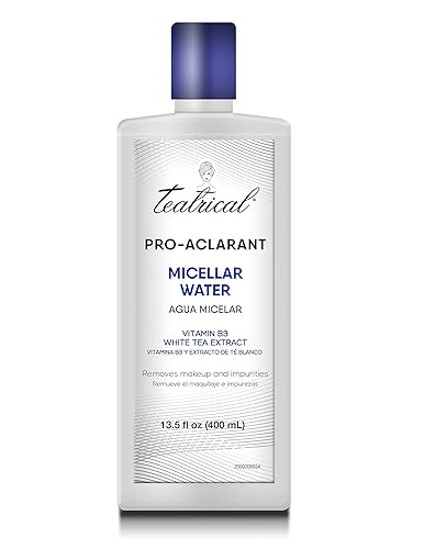TEATRICAL Pro-Aclarant Micellar Water Cleanser & Makeup Remover, 13.5 Ounce Beauty & Personal Care TEATRICAL