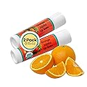 Desert Oasis Skincare | USDA Organic Orange Lip Balm - 70% Jojoba Oil with Beeswax - Natural Orange Essential Oil - Nourishes & Softens Dry Lips Beauty & Personal Care Desert Oasis Skincare