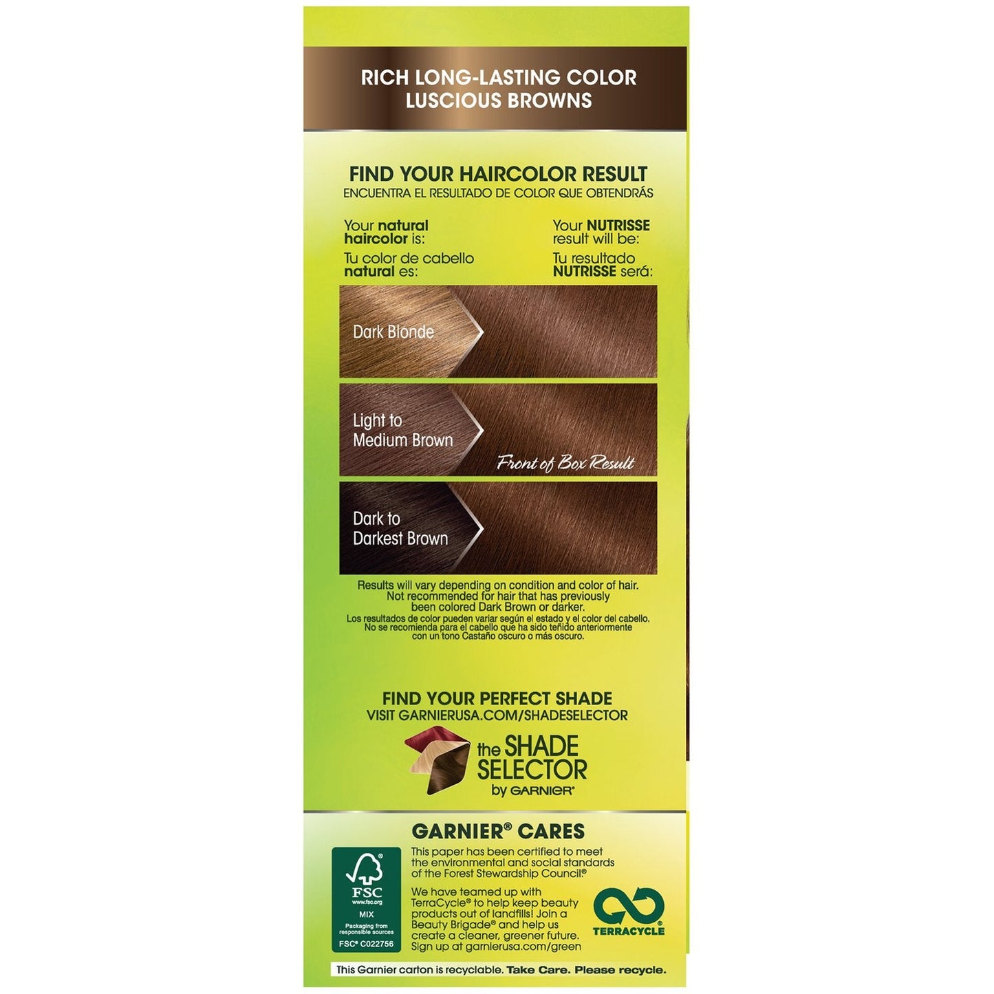 Garnier Nutrisse Nourishing Color Creme 53 Medium Golden Brown (Chestnut) Beauty & Personal Care Garnier