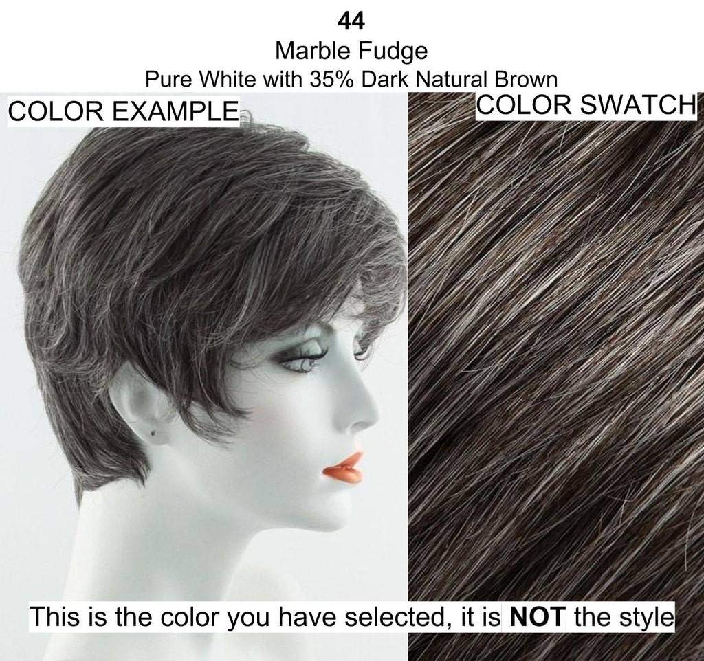 Funbun Curly Synthetic Hair Wrap Elastic Band Women's Hairpiece Chignon Ponytail Accent Fun Bun by easihair - 44 Marble Fudge
