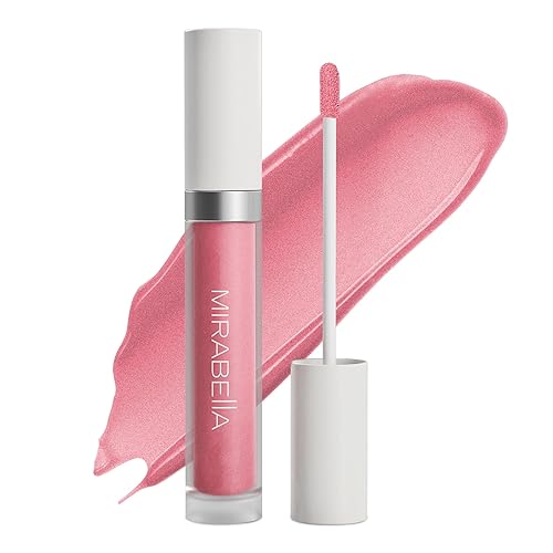 Mirabella - Luxe Advanced Formula Lip Gloss, Non-Sticky Hydrating Lip Glosses with Vegan Lanolin, Jojoba Oil & Vitamin E, Long-Lasting & Cruelty-Free Beauty & Personal Care Mirabella