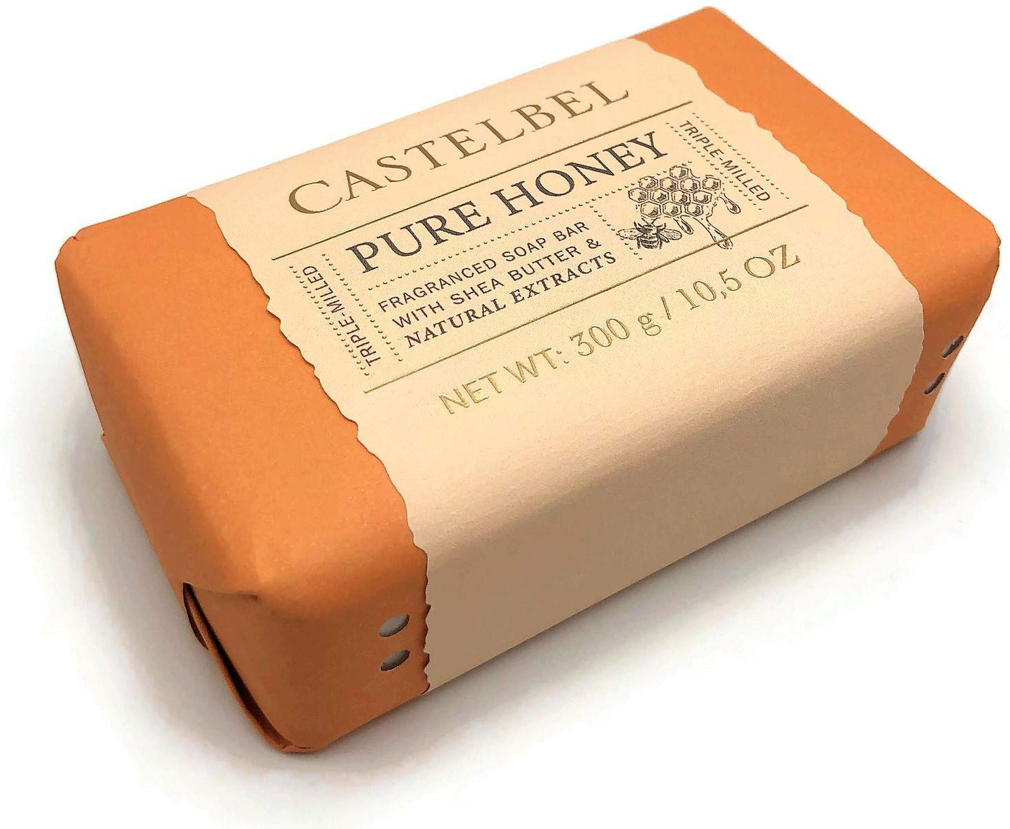 Castelbel Triple Milled Pure Honey Luxury Soap 10.5 Ounces Beauty & Personal Care Castelbel Porto