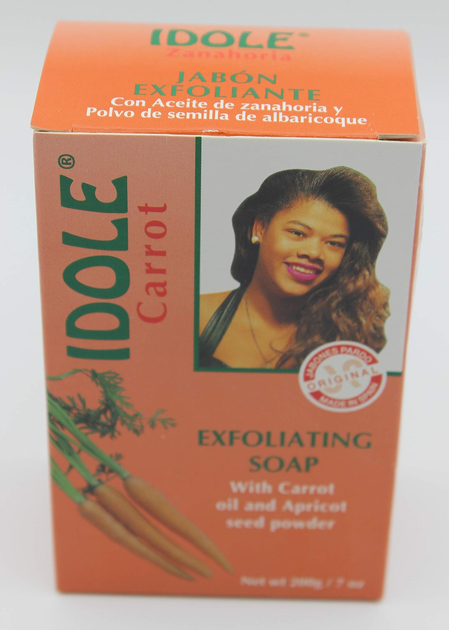 Idole Carrot Exfoliating Soap with Apricot Powder 200g (3Pack) Beauty & Personal Care Idole