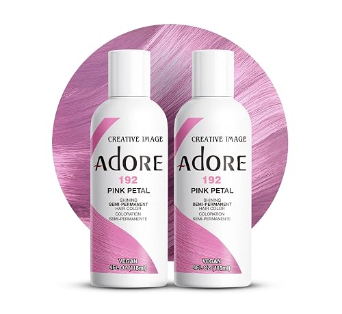 Adore Semi Permanent Hair Color (192 Pink Petal) (2 Pack) | Vegan & Cruelty-Free Pink Hair Dye | No Ammonia, No Peroxide, No Alcohol | 4 Fl Oz Beauty & Personal Care Adore