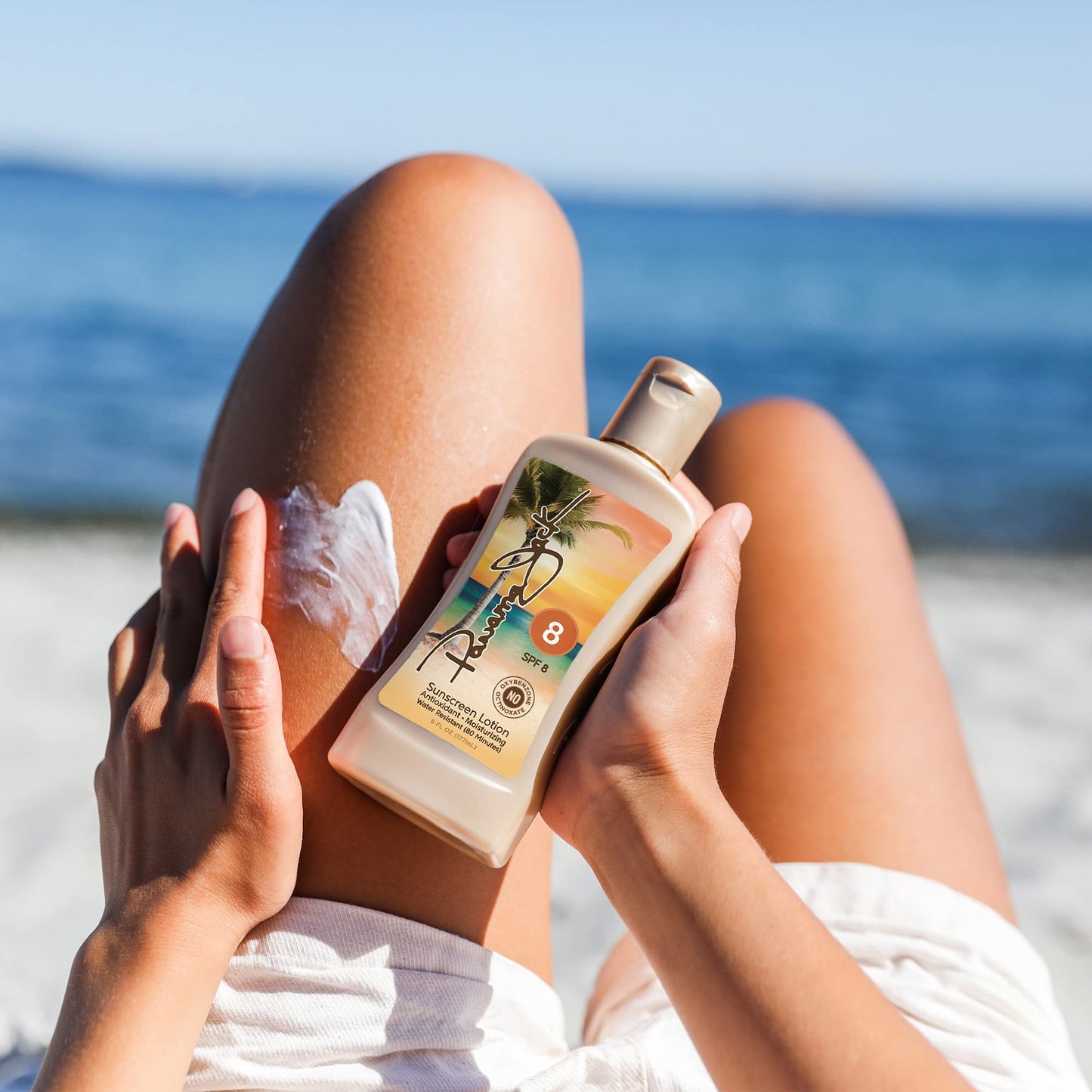 Panama Jack Sunscreen Tanning Lotion - SPF 8, PABA, Paraben, Gluten & Cruelty Free, Antioxidant Moisturizing Formula, Water Resistant (80 Minutes), 6 Beauty & Personal Care Panama Jack