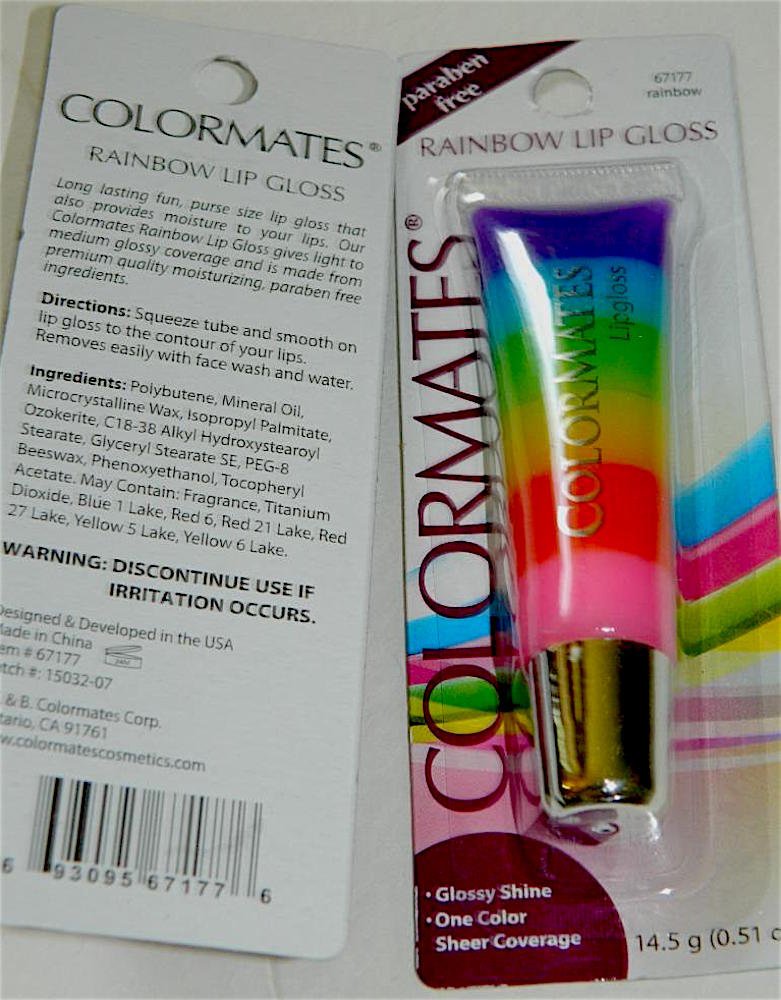 Colormates Rainbow Lip Gloss Moisturizer Beauty & Personal Care COLORMATES