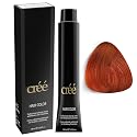 Cree Professional 7.44 - Intense Copper Blond Permanent Hair Color - Long Lasting, Rich Vibrant - Gray Coverage 100ml - 3.4 fl.oz. Beauty & Personal Care Créé
