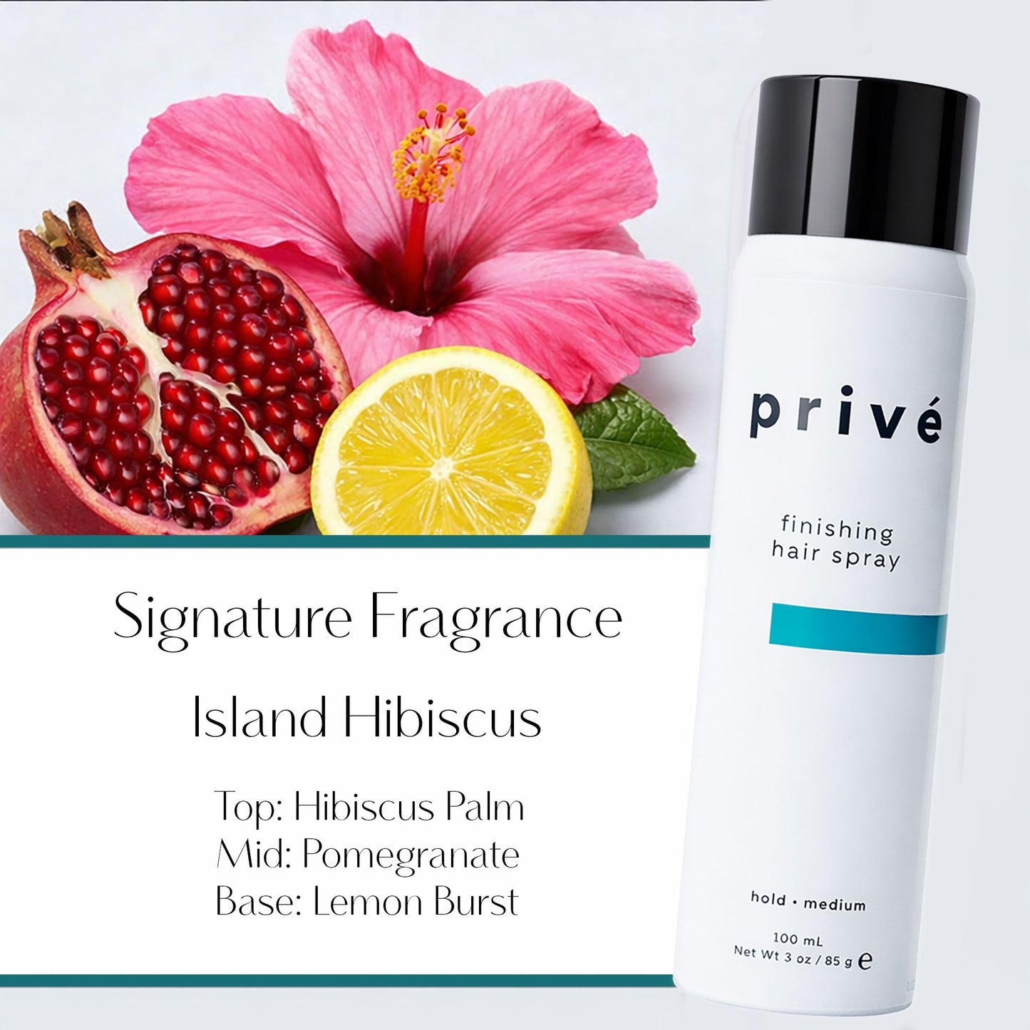 Privé Finishing Hair Spray Medium Hold - Volumizing Spray for Total Control - Perfect for Root Lift and Frizz Control Beauty & Personal Care Prive