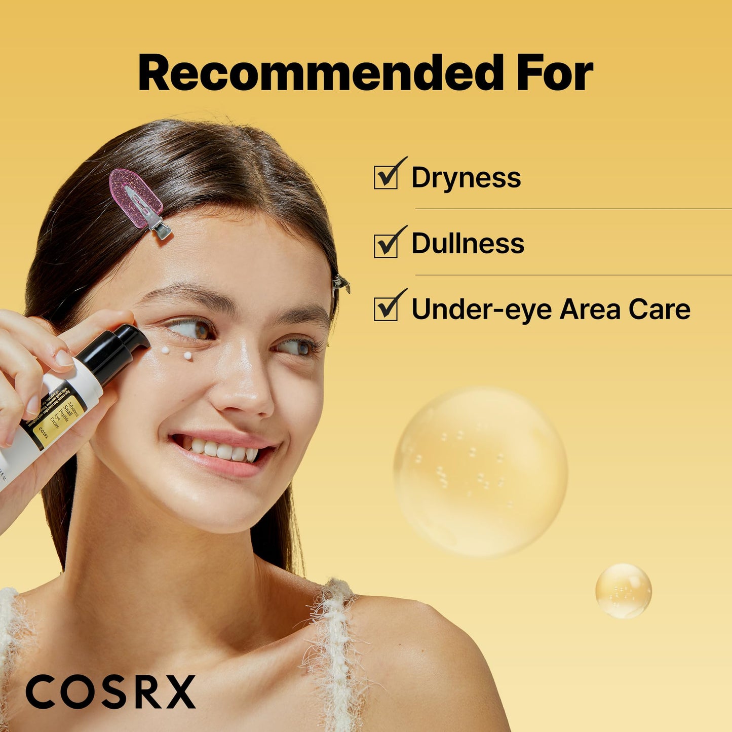 COSRX Snail Mucin Peptide Under Eye Cream, 73.7% Snail Mucin and Niacinamide, Eye Care, Eye Cream Anti Aging, Korean Eye Cream for Dark Circles Beauty and Personal Care COSRX