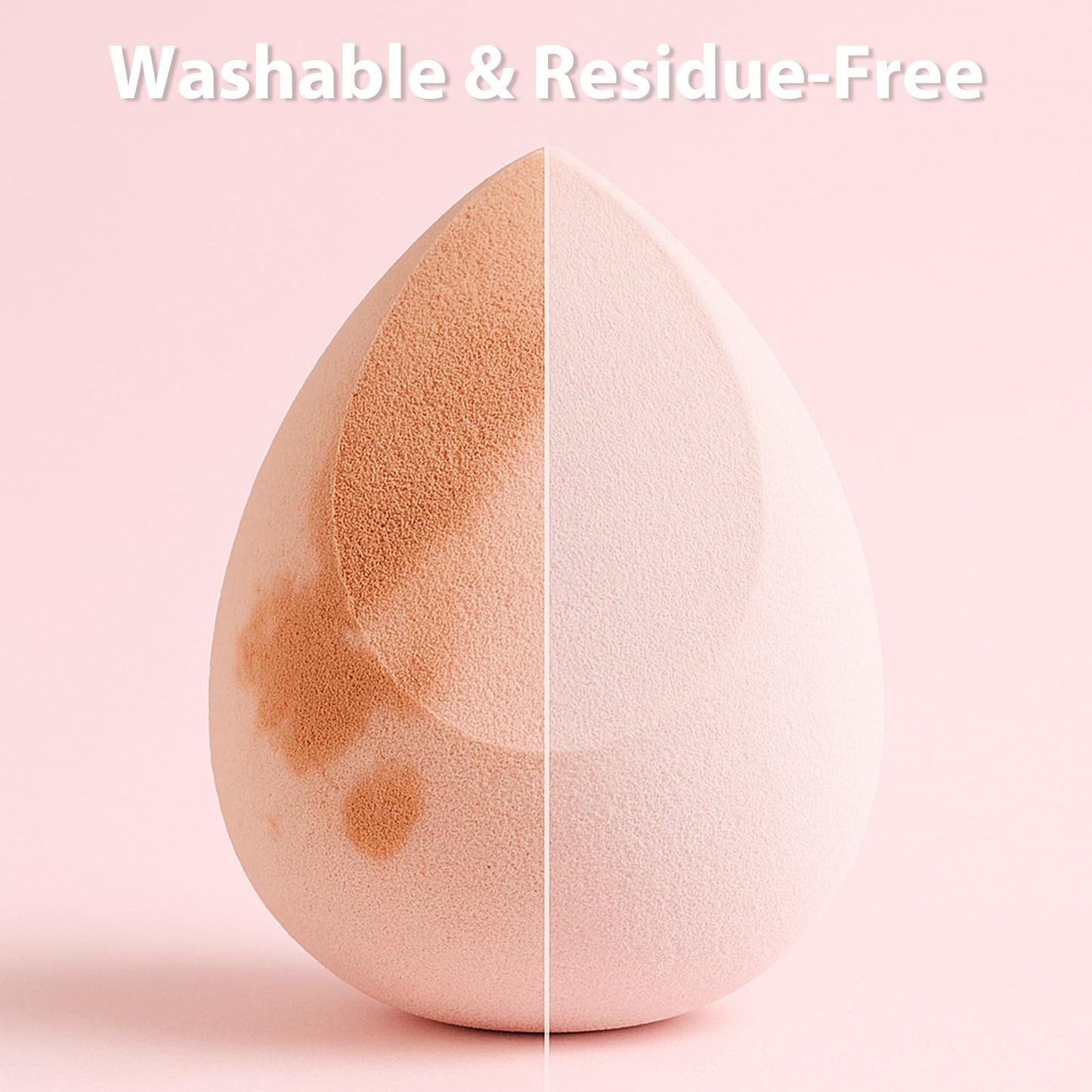 Foonbe Makeup Sponge Set, 7 Pcs Multi Colored Blender Sponges Beauty and Personal Care Foonbe