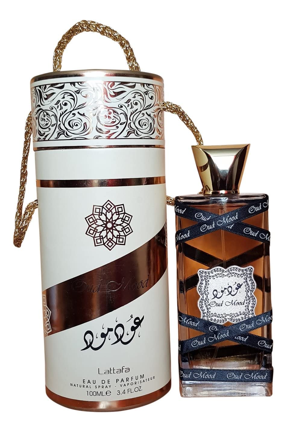 Lattafa Perfumes Oud Mood for Unisex Eau de Parfum Spray, 3.4 Ounce Beauty & Personal Care Lattafa