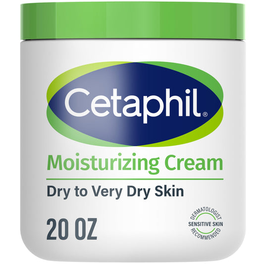 Cetaphil Face & Body Moisturizer, Hydrating Moisturizing Cream for Dry to Very Dry, Sensitive Skin, NEW 20 oz, Fragrance Free, Non-Comedogenic Beauty & Personal Care Cetaphil