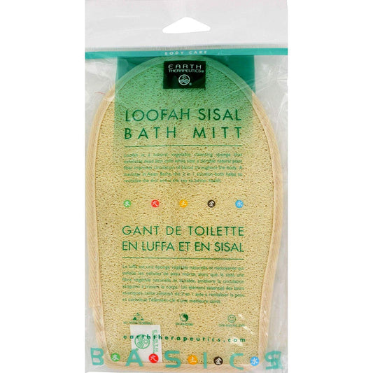 Earth Therapeutics Loofah Sisal Bath Mitt Ct2 Beauty and Personal Care Earth Therapeutics
