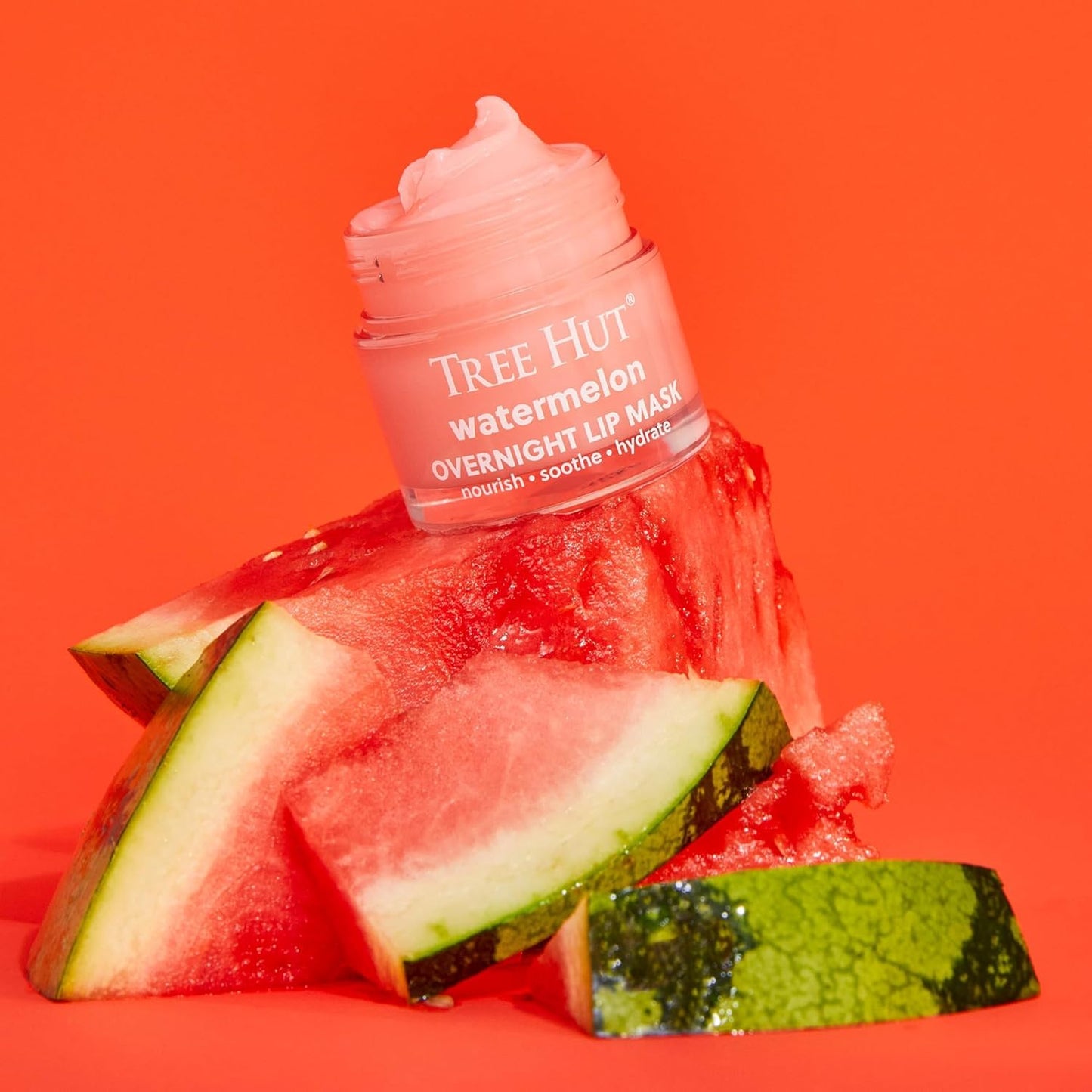 Tree Hut Watermelon Overnight Lip Mask, Hydrating & Moisturizing Lip Treatment with Shea Butter, Vitamin E, Nourishing Lip Care for Soft, Smooth Lips Beauty and Personal Care Tree Hut