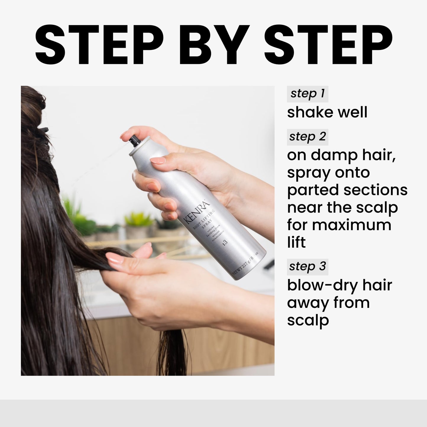 Kenra Professional Root Lifting Spray 13 | Volumizing Foam | All Hair Types | 8 oz Beauty & Personal Care Kenra Professional