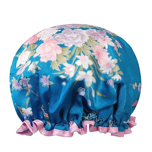 allydrew Wild Side Reusable Women's Waterproof Shower Caps for Long Hair, Carnations Beauty & Personal Care allydrew