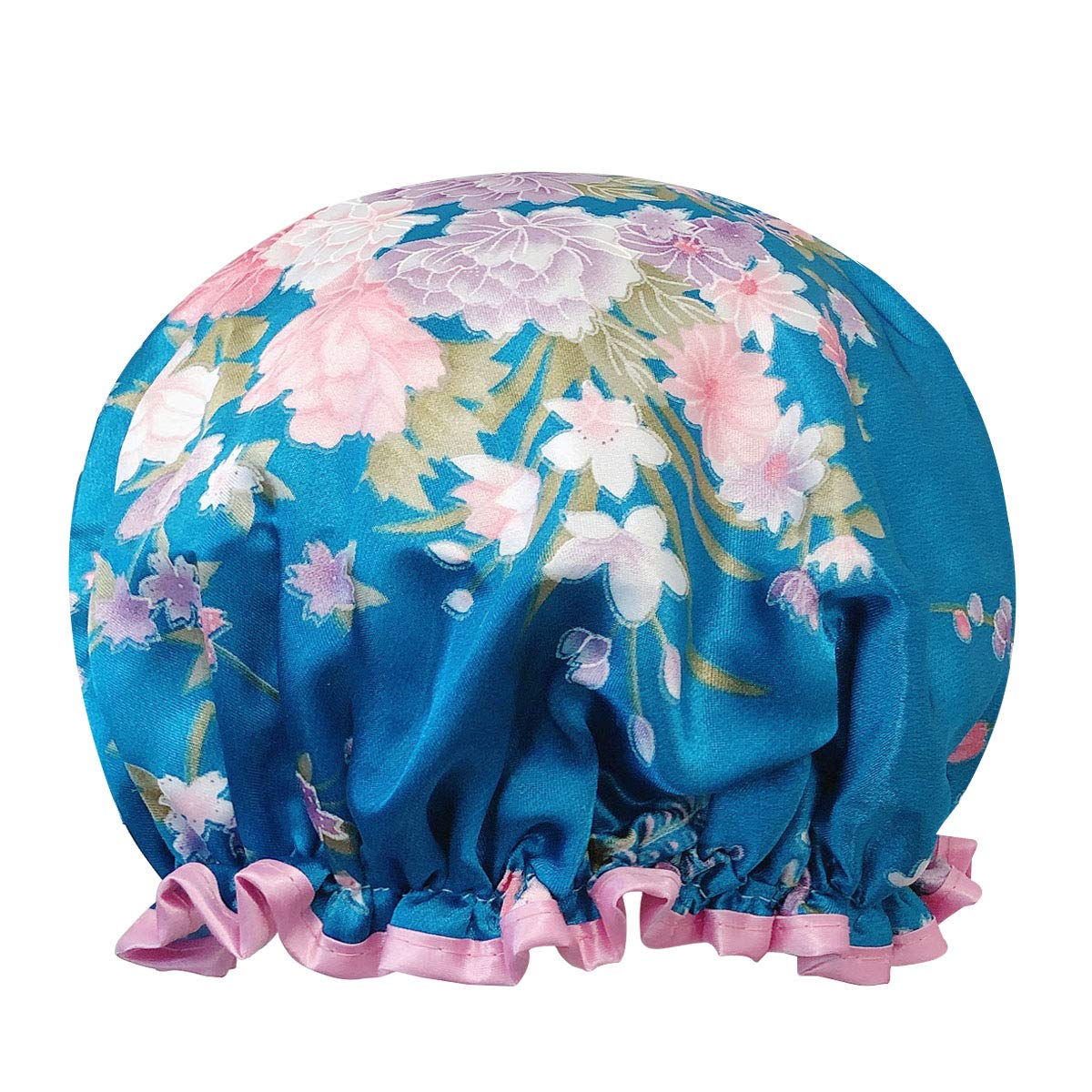 allydrew Wild Side Reusable Women's Waterproof Shower Caps for Long Hair, Carnations Beauty & Personal Care allydrew
