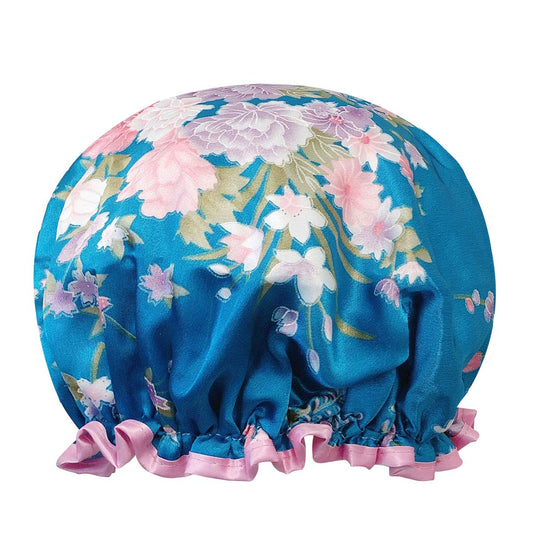 allydrew Wild Side Reusable Women's Waterproof Shower Caps for Long Hair, Carnations Beauty & Personal Care allydrew