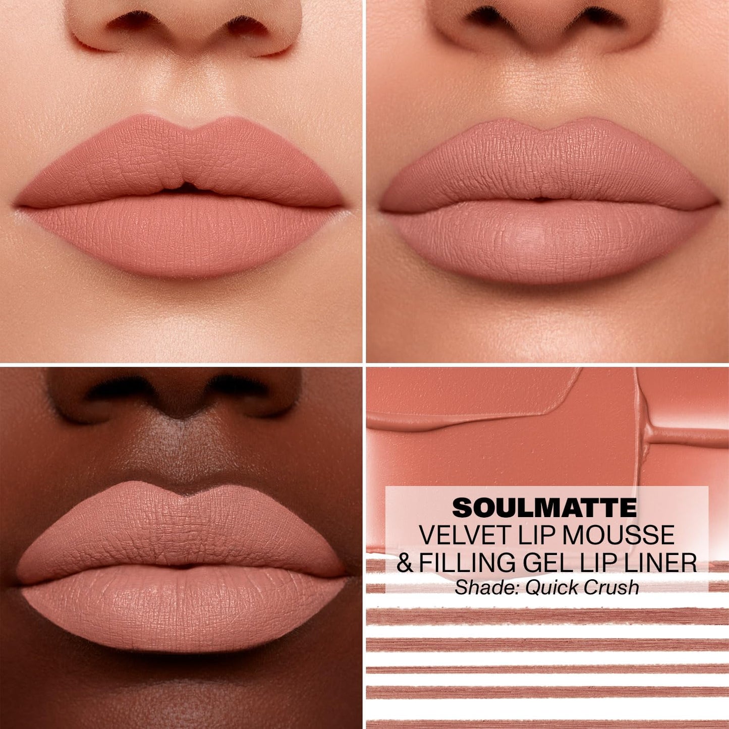 Morphe Soulmatte Velvet Lip Mousse - Air-Whipped Matte Lipstick for Women with Vitamin E to Hydrate, Soften & Smooth - Provides Long Lasting Beauty & Personal Care MORPHE