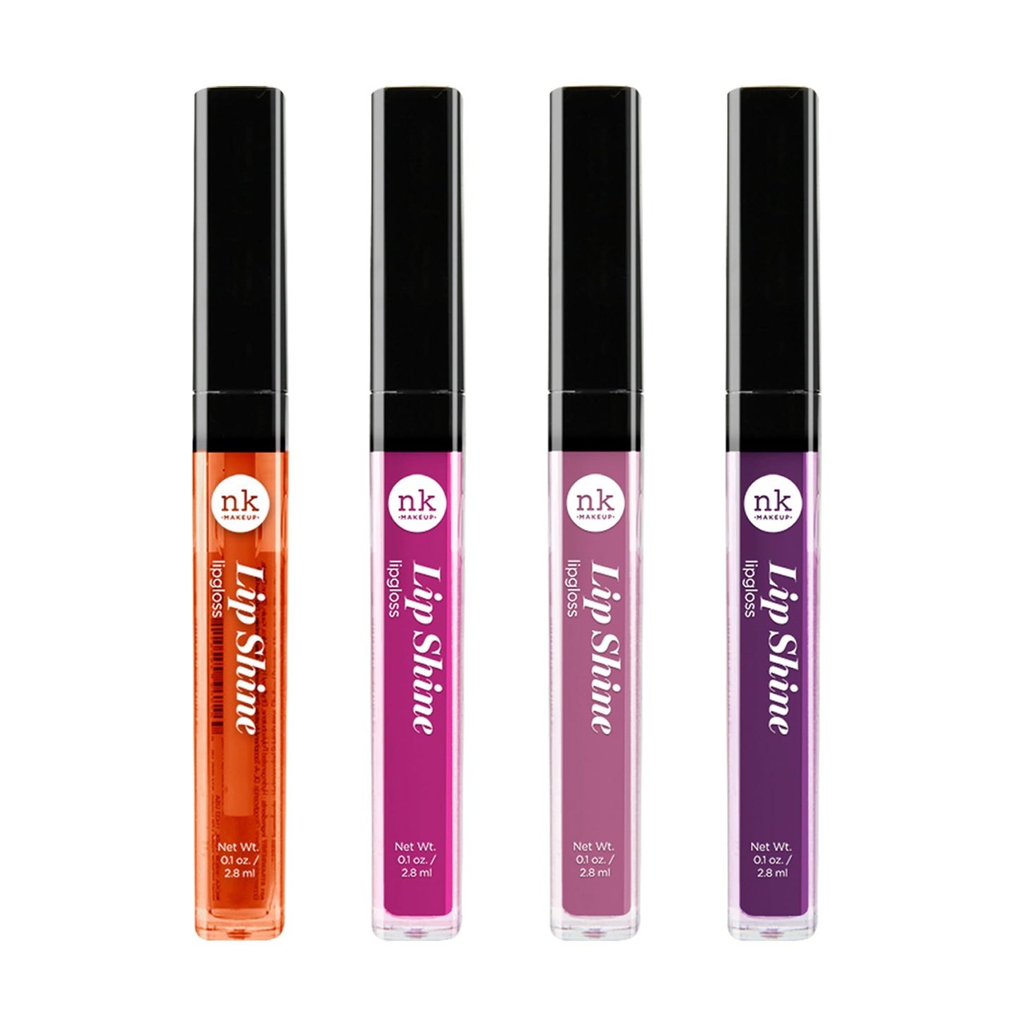 NICKA K NEW YORK Lip Shine, Cosmetics, vibrant colors, bright colors, shining lips, lip shine, long lasting, Multi Pack Colors (AMZ276) Beauty & Personal Care NICKA K NEW YORK