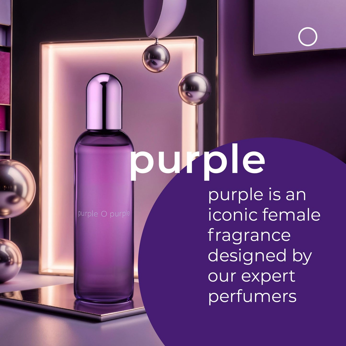 Colour Me Purple by Milton-Lloyd for Women - 3.4 oz EDP Spray Beauty & Personal Care COLOUR ME