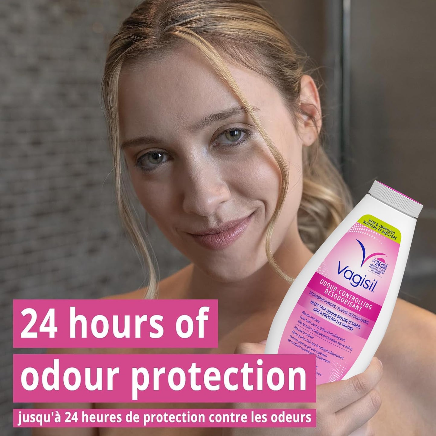 Vagisil Odor Block Deodorant Powder for Women, Helps to Prevents Chafing, Talc-Free, 8 Ounce (Pack of 1) Beauty & Personal Care Vagisil