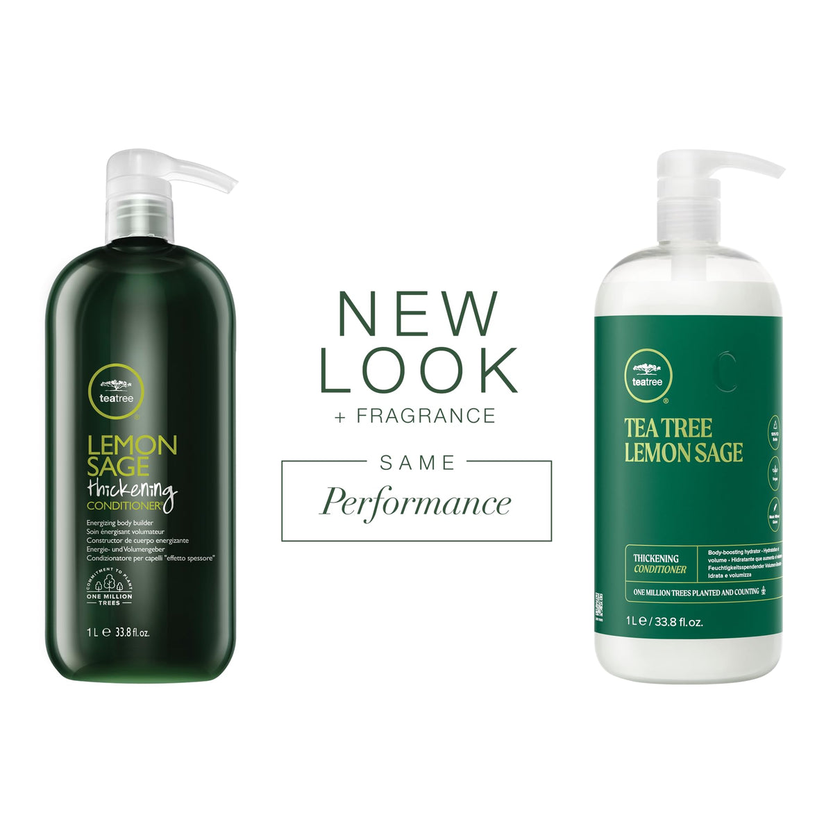 Tea Tree Lemon Sage Thickening Conditioner, Builds Body + Boosts Volume, For Fine Hair, 33.8 fl. oz. Beauty & Personal Care Tea Tree