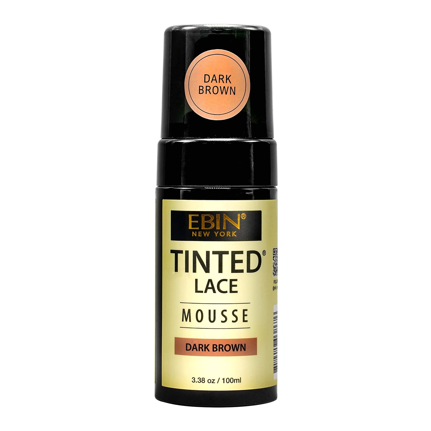 EBIN NEW YORK TINTED LACE MOUSSE - 3.38oz/ 100ml - Dark Brown Beauty & Personal Care EBIN NEW YORK