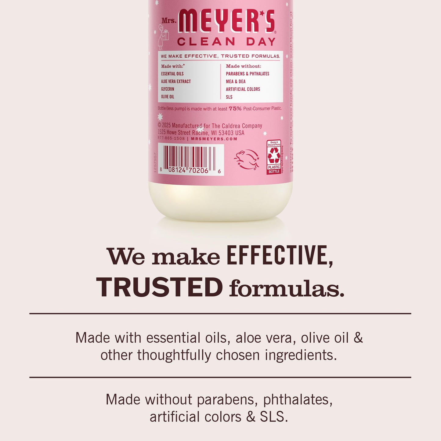 MRS. MEYER'S CLEAN DAY Hand Soap, Peppermint Scent, 12.5 Fl Oz Bottle Beauty & Personal Care Mrs. MEYER'S