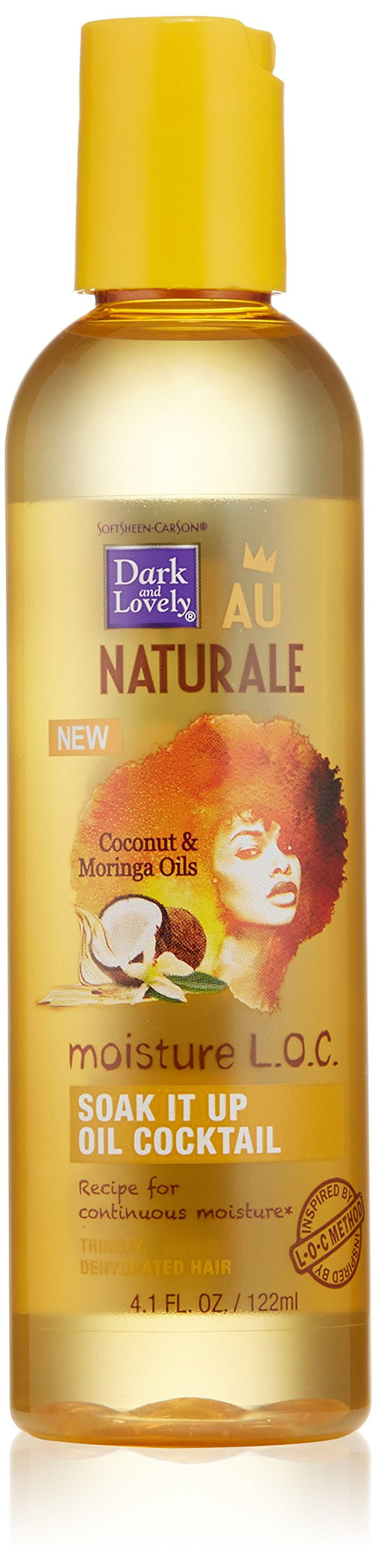 SoftSheen-Carson Dark and Lovely Au Naturale Moisture L.O.C. Soak It Up Oil Cocktail, 4.1 fl oz Beauty & Personal Care SoftSheen