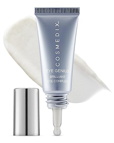COSMEDIX Brilliant Under Eye Cream for Dark Circles & Puffiness - Firming Eye Serum for Fine Lines, Wrinkles & Puffy Eyebags Beauty & Personal Care COSMEDIX