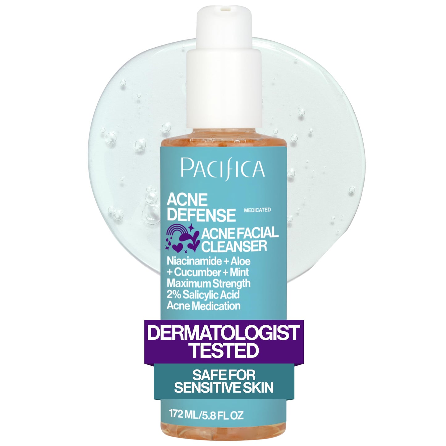 Pacifica, Face Wash Acne Defense, 5.8 Fl Oz Beauty & Personal Care Pacifica