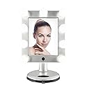 Zadro Melrose LED Variable 3-Color Lighted Dual-Sided 5X/1X Magnification Bluetooth Vanity Beauty Makeup Hollywood-Style Mirror, Satin Nickel Beauty & Personal Care Zadro