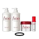 TJ SIGNATURE Fino Premium Touch Complete Hair Spa Set - Shampoo (550ml), Conditioner (550ml), Mask (230g) & Hair Oil (70ml) 5-Piece J-Beauty System Beauty & Personal Care TJ SIGNATURE