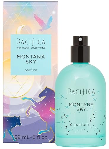 Pacifica Montana Sky Spray Perfume - Clean Vegan Fragrance for Women with Cedarwood & Sage - Grounding Earthy Woodsy Scent w/Cedarwood, Black Pepper Beauty & Personal Care Pacifica